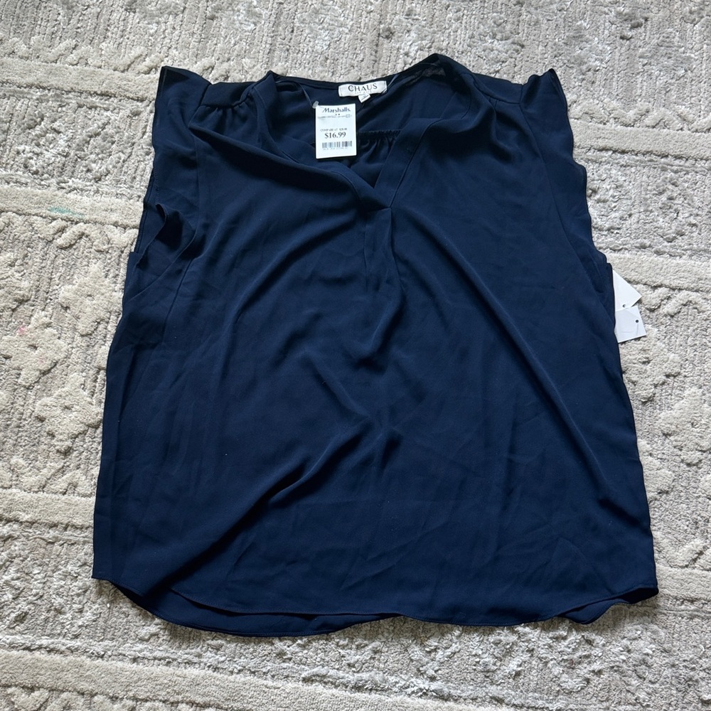 Chaus Navy Women's Blouse